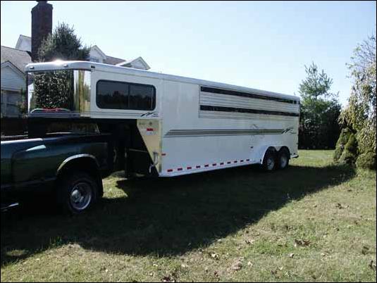 Half Ass Acres Miniature Donkey Farm's new trailer!